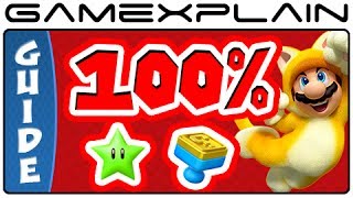 All 380 Green Stars amp 85 Stamps in Super Mario 3D World in 60 minutes  100 Guide amp Walkthrough [upl. by Acnoib]