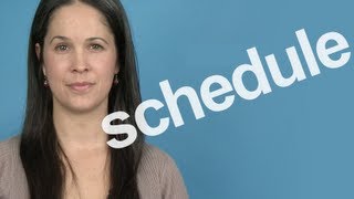 How to Pronounce Schedule  American English [upl. by Lzeil]