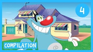 Oggy and the Cockroaches  Oggys House Compilation 1H in HD [upl. by Fiorenza]