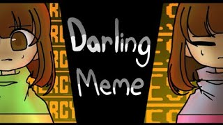 Darling Meme UNDERTALE Flash Warning Premiered [upl. by Eirrok]