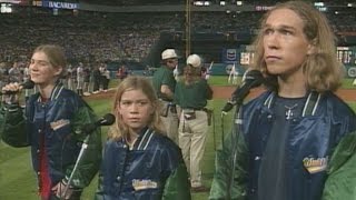 1997 WS Gm1 Hanson performs the national anthem [upl. by Gregoor]