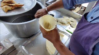 Art of Making Perfect Samosa  Bihari Style Samosa  Indian Street Food [upl. by Gordon]