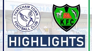 Thatcham Town FC vs Kidlington FC  Highlights [upl. by Darrej527]