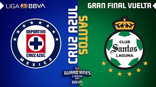 Resumen y Goles  Cruz Azul vs Santos  Liga BBVA MX  Guard1anes 2021 [upl. by Kciredes939]