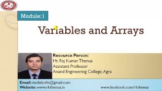 Lecture6 MATLAB Variables and Arrays HindiUrdu [upl. by Ayahsal]