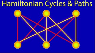 What are Hamiltonian Cycles and Paths Graph Theory [upl. by Ylliw]