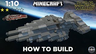 Imperial Arquitensclass Command Cruiser  Minecraft Star Wars Tutorial [upl. by Rorke]