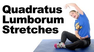 Top 5 QL Stretches Quadratus Lumborum  Ask Doctor Jo [upl. by Sheya258]