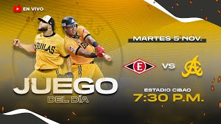 LEONES DEL ESCOGIDO VS ÁGUILAS CIBAEÑAS  SERIE REGULAR 202425 [upl. by Agnesse]