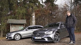 Lohnt sich das Facelift  2019 MercedesBenz C Klasse 220d TModell  Review Fahrbericht Test [upl. by Oranneg]