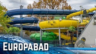 ALL WATER SLIDES at Europabad Karlsruhe Germany 2018 Edition [upl. by Kirschner468]