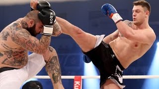 Michael Smolik vs David Trallero  KickBoxen WM Titel Kampf [upl. by Janette]