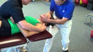 Neck Traction with Rotation  Physical Therapy  IAOMUS [upl. by Ial]