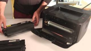 How to replace the Samsung Toner Cartridge MLTD105LMLTD105S in Samsung ML1915 or similar models [upl. by Eintihw]