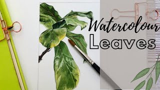 BOTANICAL PAINTING  botanical watercolor made easy [upl. by Iblehs]