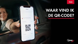 Waar staat de QRcode in de QPark app [upl. by Nesila]