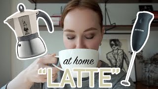 HOW TO MAKE A quotLATTEquot AT HOME moka pot  frother [upl. by Ocir]