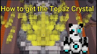 How to Find the Topaz Crystal hypixel skyblock [upl. by Undis]