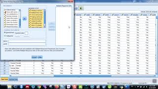 Multiple Response Analysis in SPSS [upl. by Angadresma]