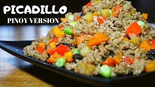 PICADILLO  EASIEST WAY TO COOK  FILIPINO VERSION [upl. by Alliuqet]