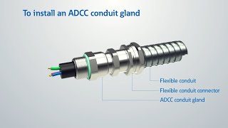 ADE Conduit Gland Installation [upl. by Yrtsed]