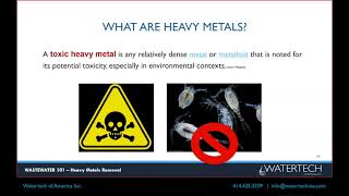 Wastewater Heavy Metals Removal [upl. by Thorrlow]