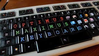 Optimus Maximus Keyboard review Cherry ML [upl. by Ithaman716]