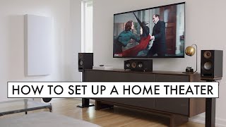 HOW TO Set Up a 51 HOME THEATER Surround Sound Speaker System [upl. by Arym404]