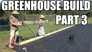 Greenhouse build part 3 of 6 from Growers Solution [upl. by Amando137]