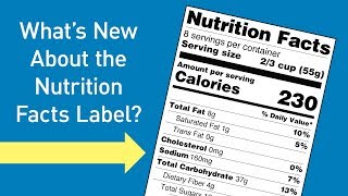 What’s New About the Nutrition Facts Label [upl. by Seel783]