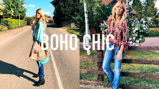 BOHO STYLE OUTFITS  How to dress Bohemian Style [upl. by Esor113]