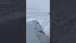 Plane slides off runway at Chicago airport during snowstorm  ABC7 [upl. by Melc662]