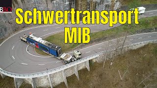 Die NEUE MIB BAHN ist da 🔴 Spektakulärer Schwertransport nach Innertkichen [upl. by Weatherby]