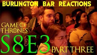 Game Of Thrones  Burlington Bar Reactions  S8E3 quotThe Long Nightquot Part 3 [upl. by Noyart]