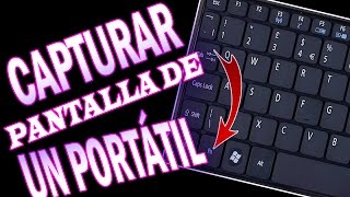 Como Capturar la Pantalla de un Portatil [upl. by Acinorej]