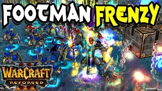 Warcraft 3  Custom  Footman Frenzy [upl. by Dietz]