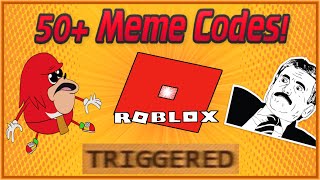 50 Roblox Meme CodesIDs 2020 [upl. by Kcirdehs]