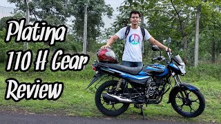 Bajaj Platina 110 H Gear Review  Better For Highways [upl. by Ahsienor]