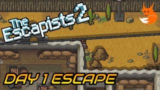 RATTLESNAKE SPRINGS DAY 1 ESCAPE Zip It Up  The Escapists 2 Xbox One [upl. by Nnod]