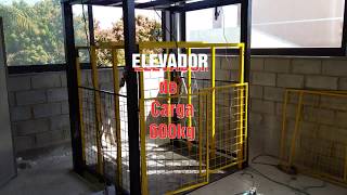 Elevador de Carga 600kg [upl. by Ellac]