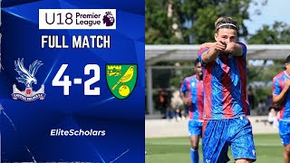 Full Match Crystal Palace vs Norwich City  4  2  U18 Premier League  140924 [upl. by Yrolg554]