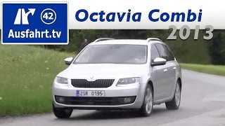 2013 Skoda Octavia III Combi 20 TDI  Probefahrt  Fahrbericht  Test  Review [upl. by Gristede]