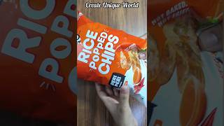 ASMR RICE POPPED CHIPS snacks [upl. by Hgeilhsa]