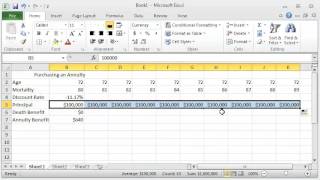 Time Value of Money using Excel [upl. by Nimzaj]