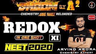 Redox Reactions Class 11 One Shot  Crash Course NEET 2023 Preparation  NEET Chemistry  Arvind Sir [upl. by Stanway]