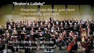 Brahmss Lullaby Newark Symphony Orchestra [upl. by Yelahs]