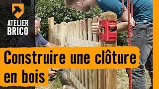 Construire une clôture en bois [upl. by Adur]