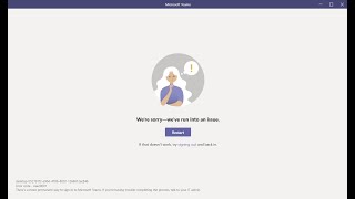 Fix Microsoft Teams Error code caa20001 [upl. by Dobson]