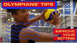 How to become a better volleyball setter ft Team USAs Rachael Adams  Olympians Tips [upl. by Elraet]