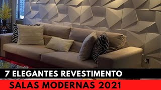 7 Elegantes Revestimentos Salas Modernos para 2021 Pisos e Paredes [upl. by Vikky]